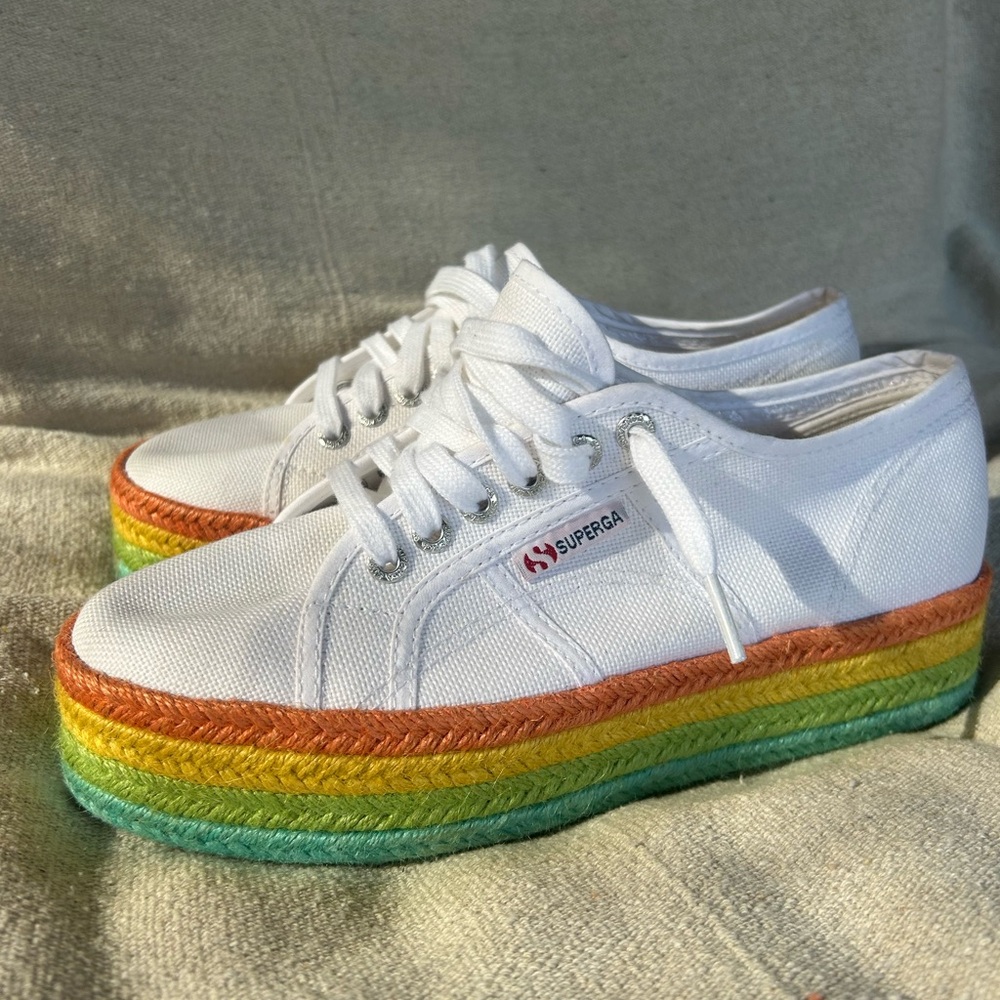 SUPERGA platform sneakers